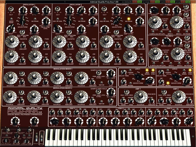 Poly-Ana is as analogue as they come! Poly-Ana is as analogue as they come!
